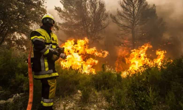 Marseille: A major fire in Vitrolles