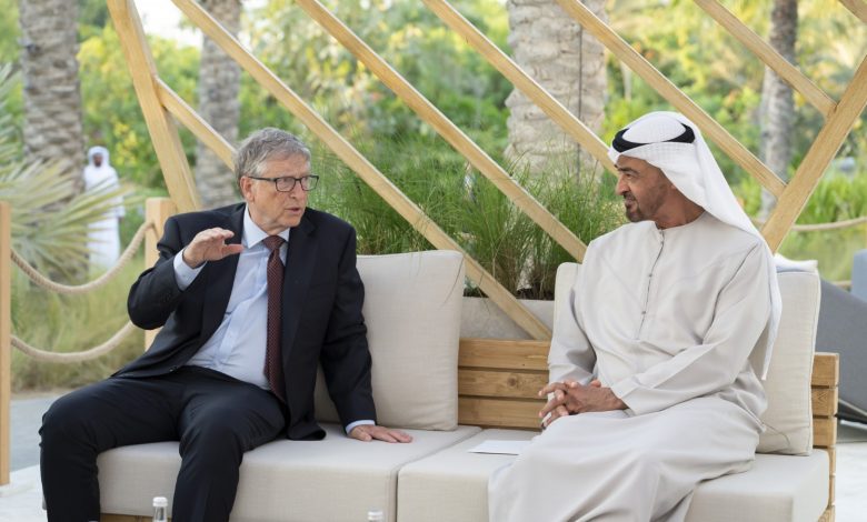 Bill Gates thanks Sheikh Mohamed bin Zayed