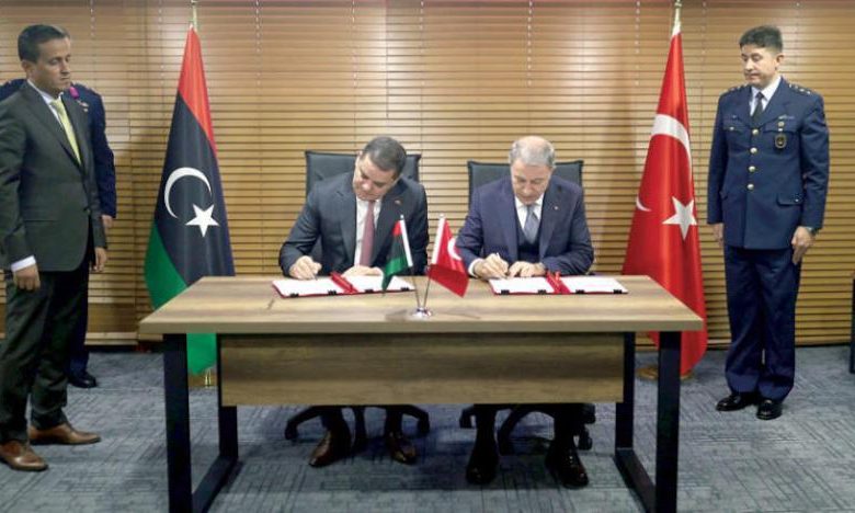 Turkey Strengthens its influence in Libya by signing two military agreements with Dbeibeh