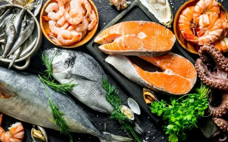 Health benefits for eating seafood