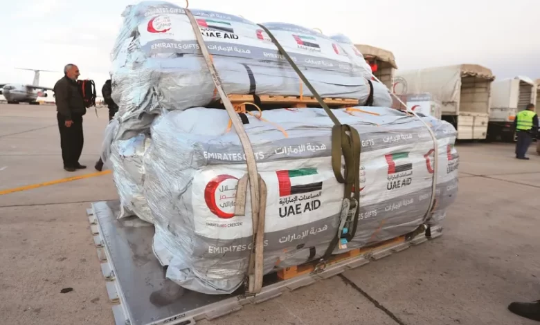 For 13 consecutive days, UAE continues to send aid to Turkey and Syria