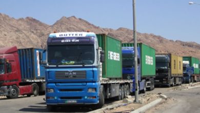 Escalation of the problem of Jordanian and Syrian trucks stuck at the Al Batha customs