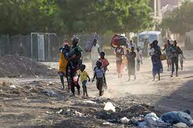 Mass displacement as Sudanese flee from the deadly clashes in Khartoum