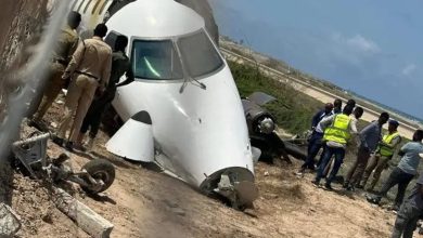 Somali Plane Veers Off During Landing