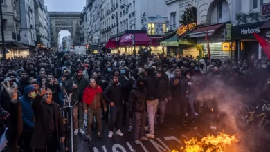 What are the scenarios for the situation in France and the continuation of protests?