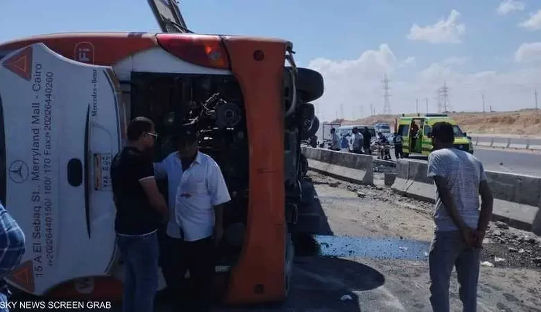 Egypt… 51 Injured in Bus Overturning on Matrouh Road