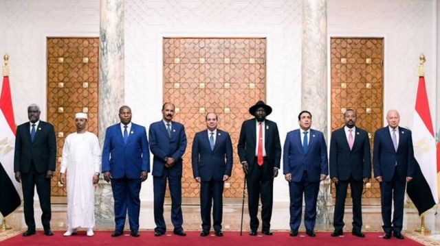 What are the mechanisms and goals of the neighboring countries' summit in Chad to end the war in Sudan?