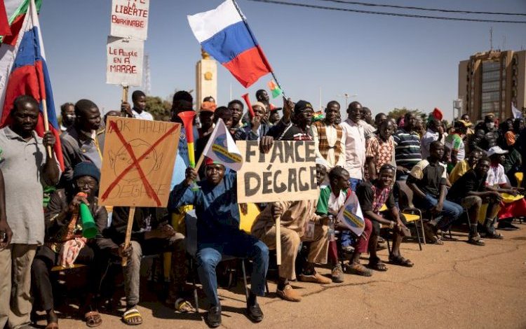 How does the ongoing coup in Africa affect French presence and what is the reason behind it?