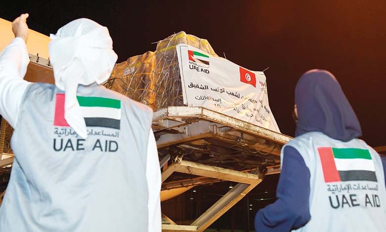 Humanitarian meanings... The UAE sets an example in support and relief for the Moroccan and Libyan people in their crisis