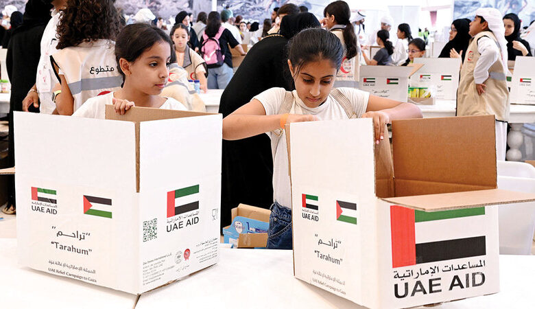 'Compassion for Gaza' continues its activities in the UAE to aid the Palestinian people