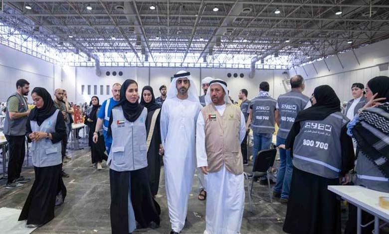 Compassion for Gaza: The UAE provides 550 tons of relief materials in the second week