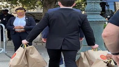 During his trial, Trump shows indifference and requests his "favorite food"