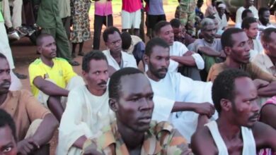 Prisoners within the ranks of the Sudanese Army