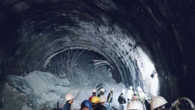 40 Workers Trapped After Tunnel Collapse in India 
