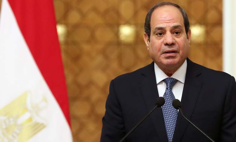 El-Sisi criticizes the bidding on Egypt in refusing the displacement of Palestinians