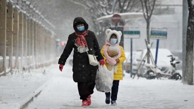 A severe cold wave sweeps across China, reaching minus 27 degrees Celsius