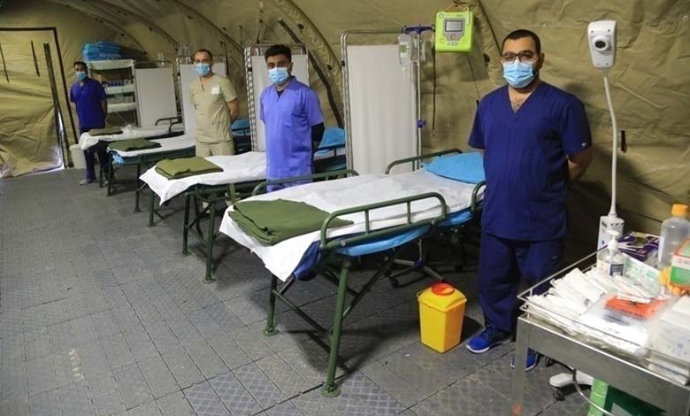 The Emirati field hospital in Rafah begins receiving the wounded