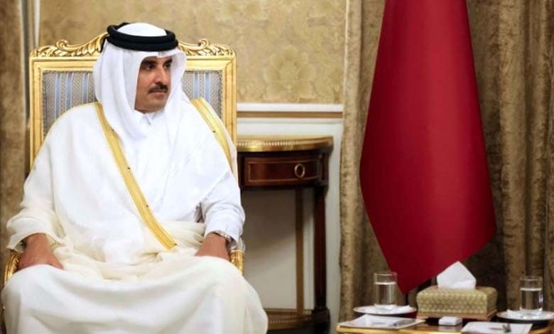 The handshake between the Emir of Qatar and the Israeli President stirs controversy on social media... Details