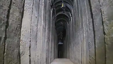 Israel publishes a video of Sinwar in one of Gaza's tunnels
