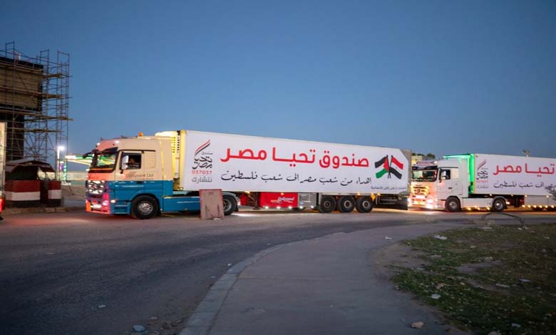 Egyptian strong aid drop for the humanitarian assistance of the people of Gaza - Details