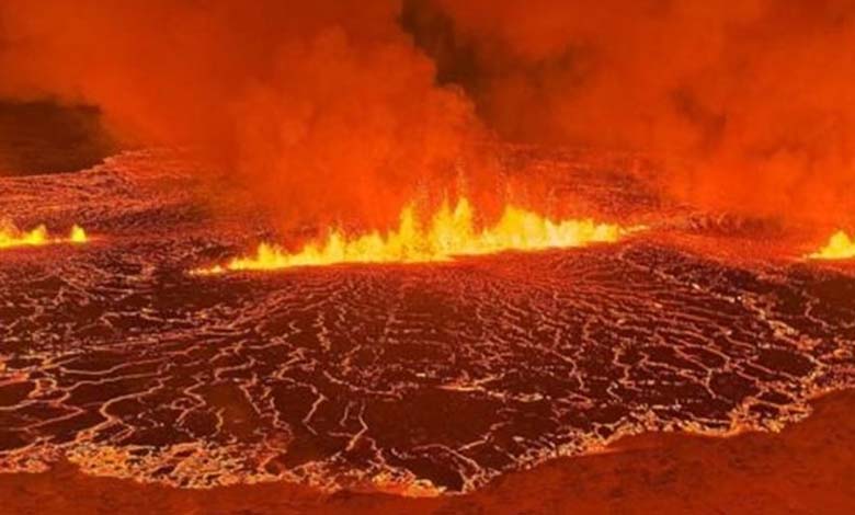 For the Fourth Time... Icelandic Volcano Continues to Erupt and Spew Lava
