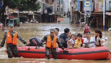 Heavy Rains Claim 9 Lives in China