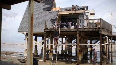 New York: Storm topples bomber and rips roof off ancient church