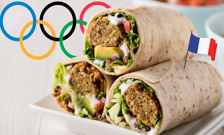 From the Olympics Atmosphere.. What do professional athletes' meals include?