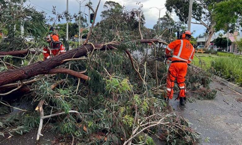 Deaths and power outages in Australia due to storms