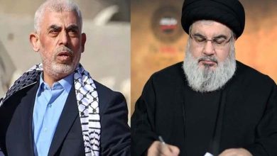 Sinwar flirts with Nasrallah with a 'rare' message: Objectives and timing mystery