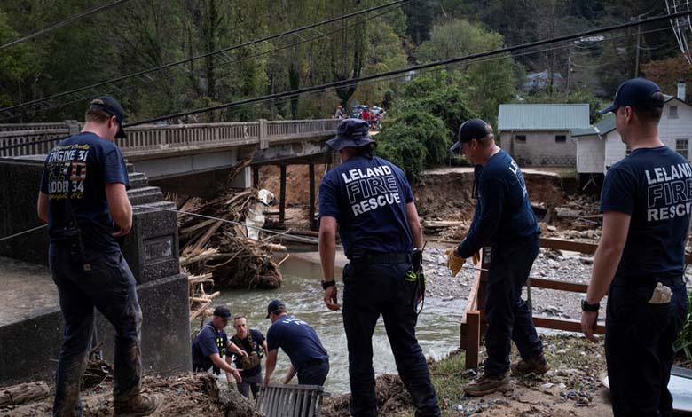 All Bridges Destroyed: Hurricane Helene Isolates a Remote Area in North Carolina