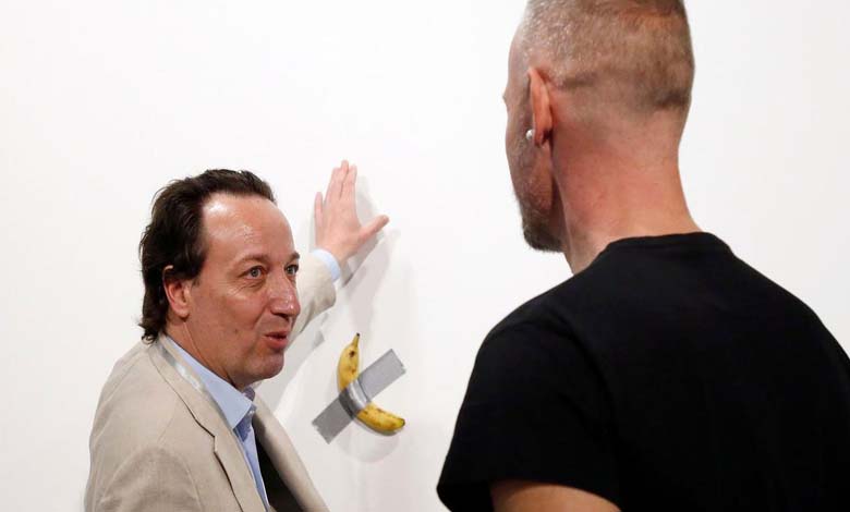 He Paid $6.2 Million for It: The Owner of the "Banana on the Wall" Eats It