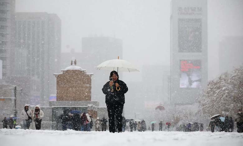 Violent Snowstorm Strikes South Korea