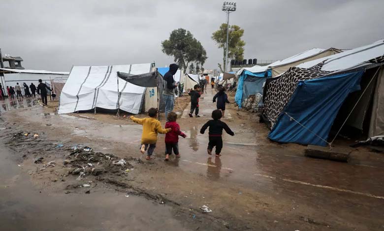 Winter in Gaza: Rains Drown Hopes, and Tents at the Mercy of the Wind