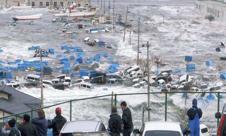 Tsunami Waves Hit Miyazaki Prefecture in Japan