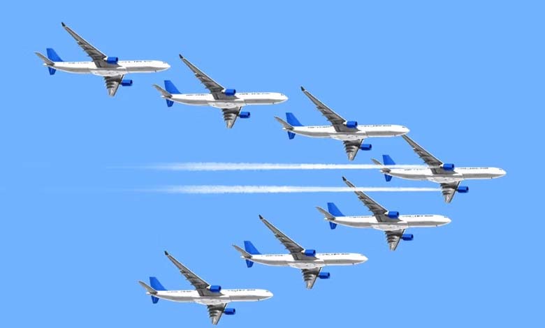 "Delta" and "Airbus": Flying Planes Together Like Geese Reduces Emissions