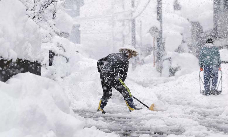 An “Unprecedented” Snowstorm Disrupts Life on a Japanese Island