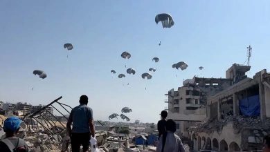 UAE Carries Out 72nd Humanitarian Airdrop in the Gaza Strip