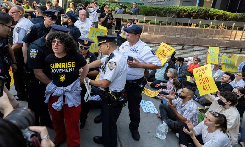 Democratic Officials Arrested After Protests Against Immigration Policies in New York