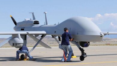 Hovering over its killer factory: drones threaten Europe’s arms-makers