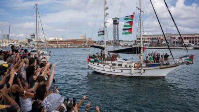 Last Vessel of the Flotilla of Resilience Continues Sailing Toward Gaza