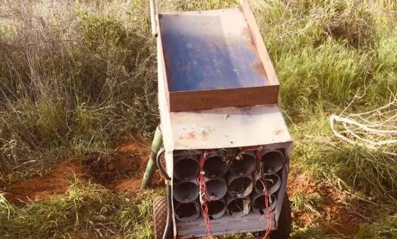 Military devices found at the rocket launch site targeting Damascus