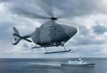 “Proteus,” the submarine hunter… the first crewless helicopter in the British Navy