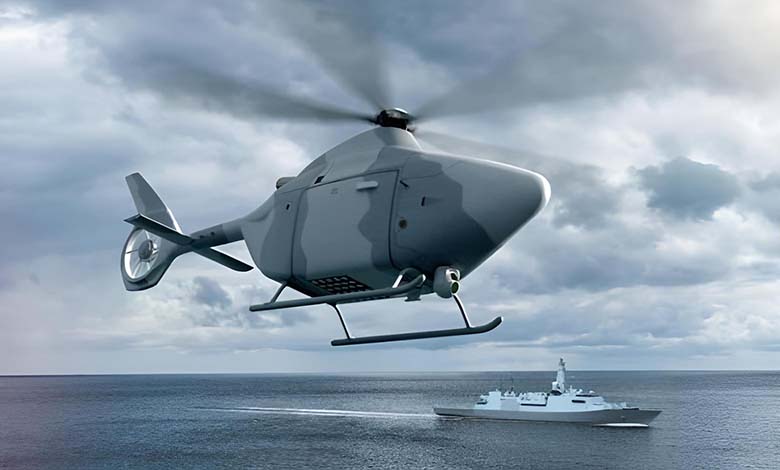 “Proteus,” the submarine hunter… the first crewless helicopter in the British Navy