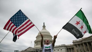 Syrians and Palestinians barred from entering the United States alongside nationals of six other countries