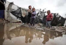 Gaza submerged by destruction and rain