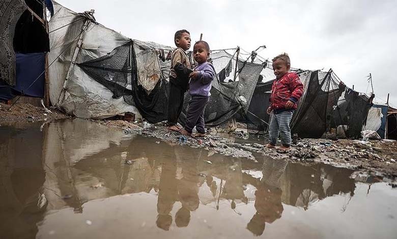 Gaza submerged by destruction and rain