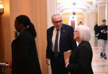 Nine federal departments, including the Pentagon, affected by a temporary shutdown as the Senate passes a spending bill