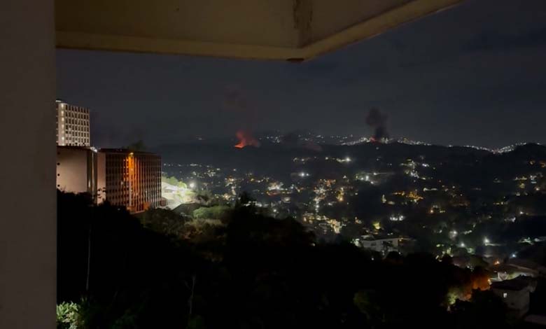 Powerful explosions shake Caracas as Venezuela denounces U.S. attack