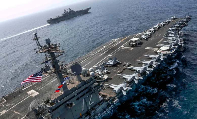 A Major Strike Force: More Than a Dozen U.S. Warships Participate in the War on Iran